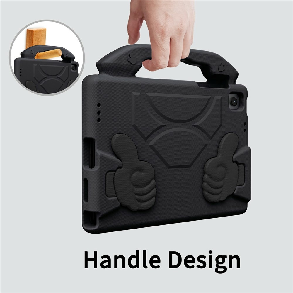 Thumb EVA odolné pouzdro s úchytem na tablet Samsung Galaxy Tab A11+/Tab A9+ - černé