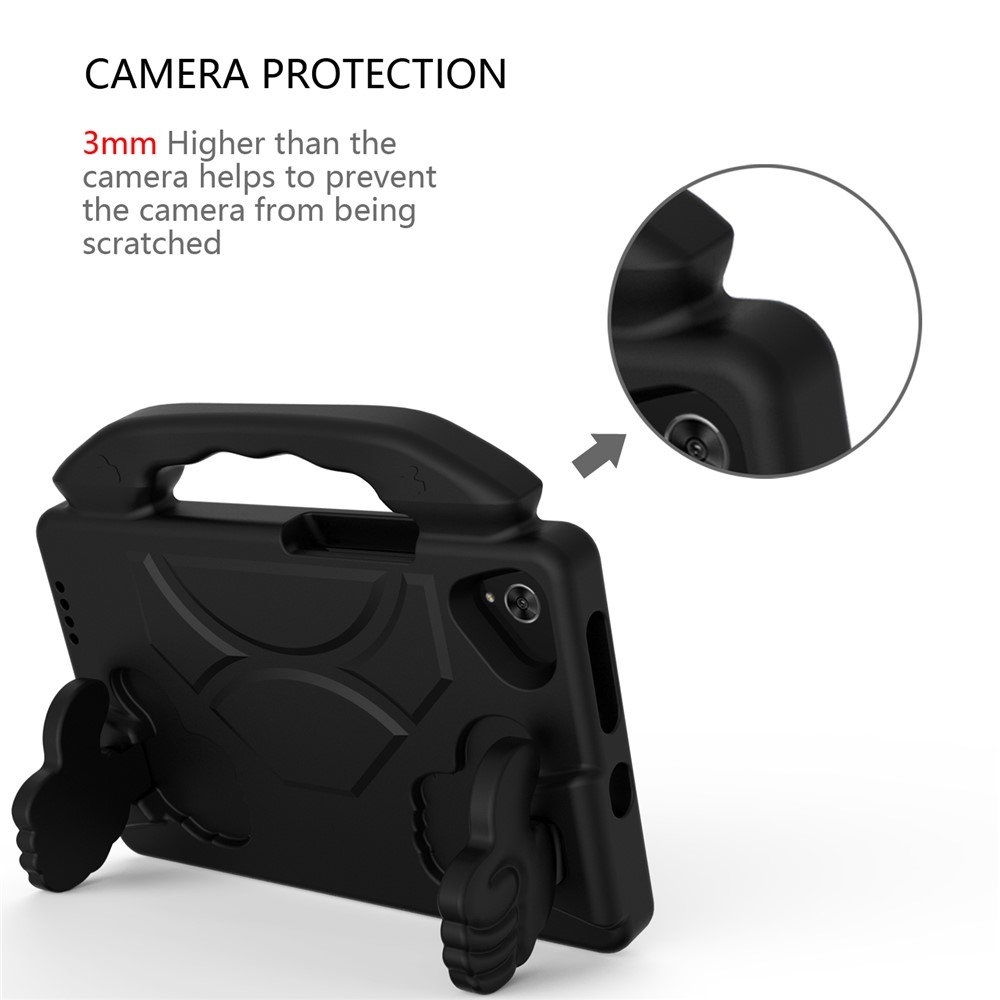 Thumb EVA odolné pouzdro s úchytem na tablet Samsung Galaxy Tab A11/Tab A9 - černé