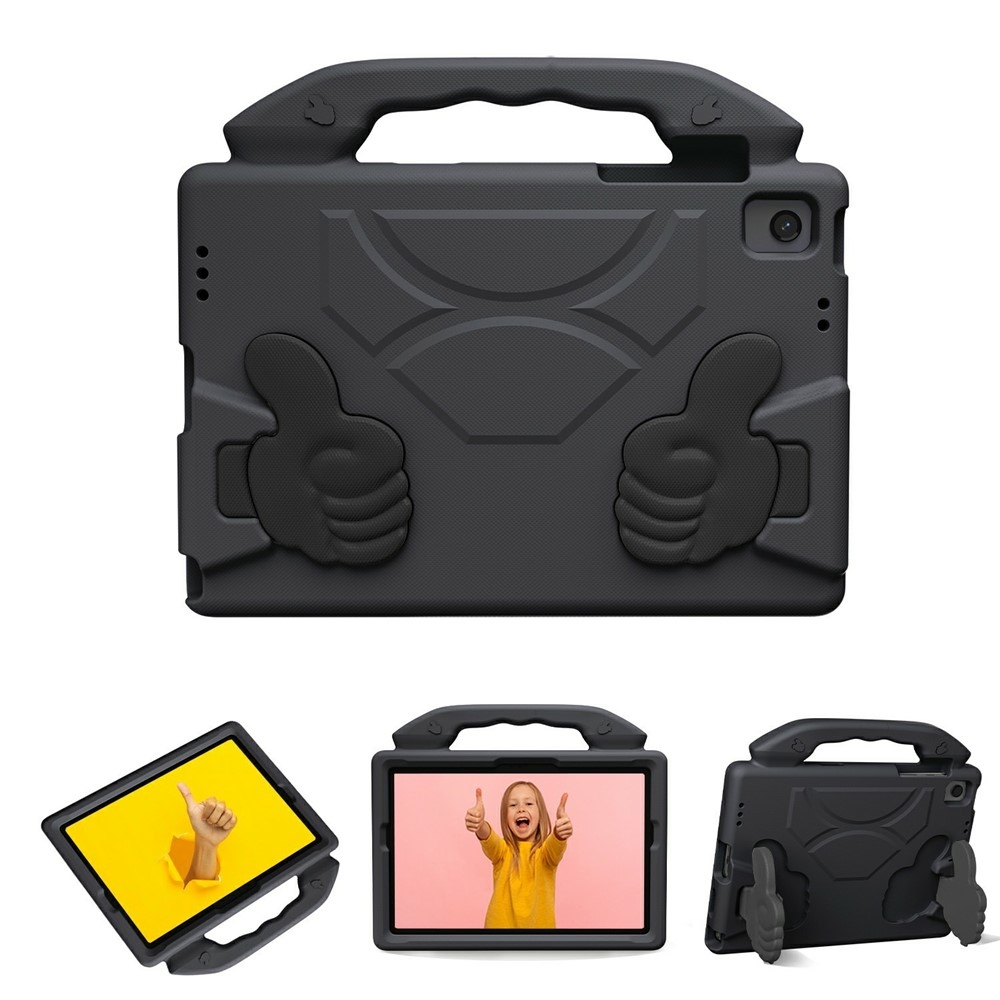 Thumb EVA odolné pouzdro s úchytem na tablet Samsung Galaxy Tab A11+/Tab A9+ - černé