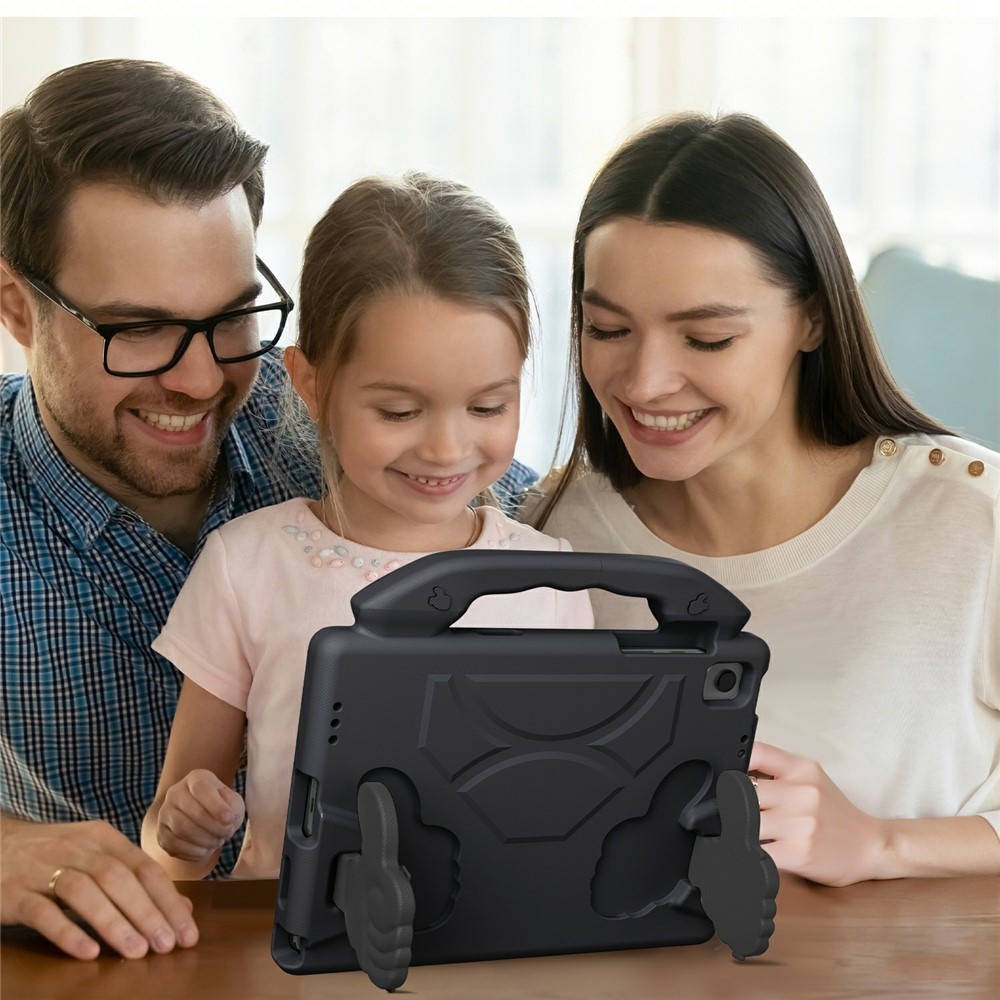 Thumb EVA odolné pouzdro s úchytem na tablet Samsung Galaxy Tab A11+/Tab A9+ - černé