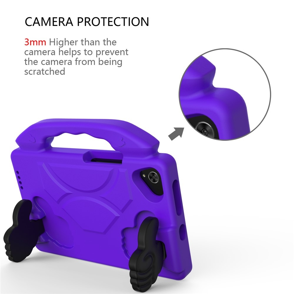 Thumb EVA odolné pouzdro s úchytem na tablet Samsung Galaxy Tab A11/Tab A9 - fialové