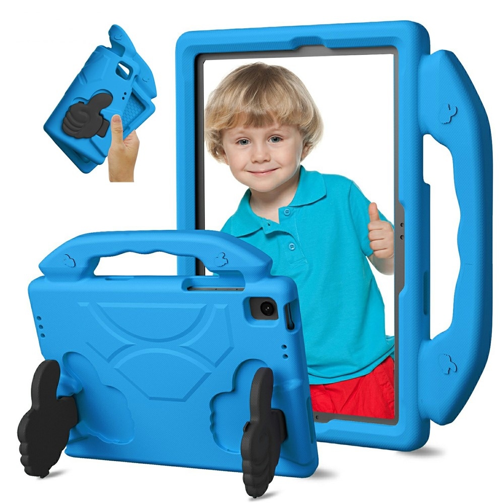 Thumb EVA odolné pouzdro s úchytem na tablet Samsung Galaxy Tab A11+/Tab A9+ - modré