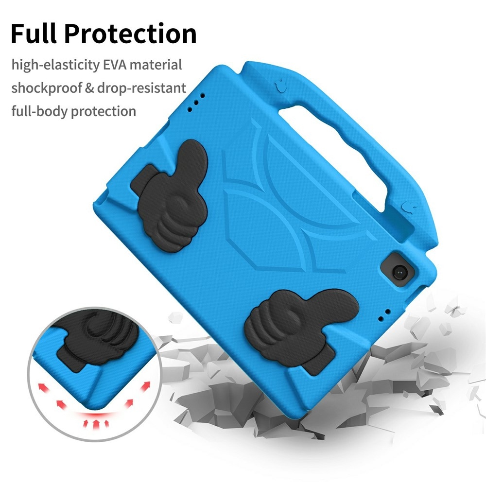 Thumb EVA odolné pouzdro s úchytem na tablet Samsung Galaxy Tab A11+/Tab A9+ - modré