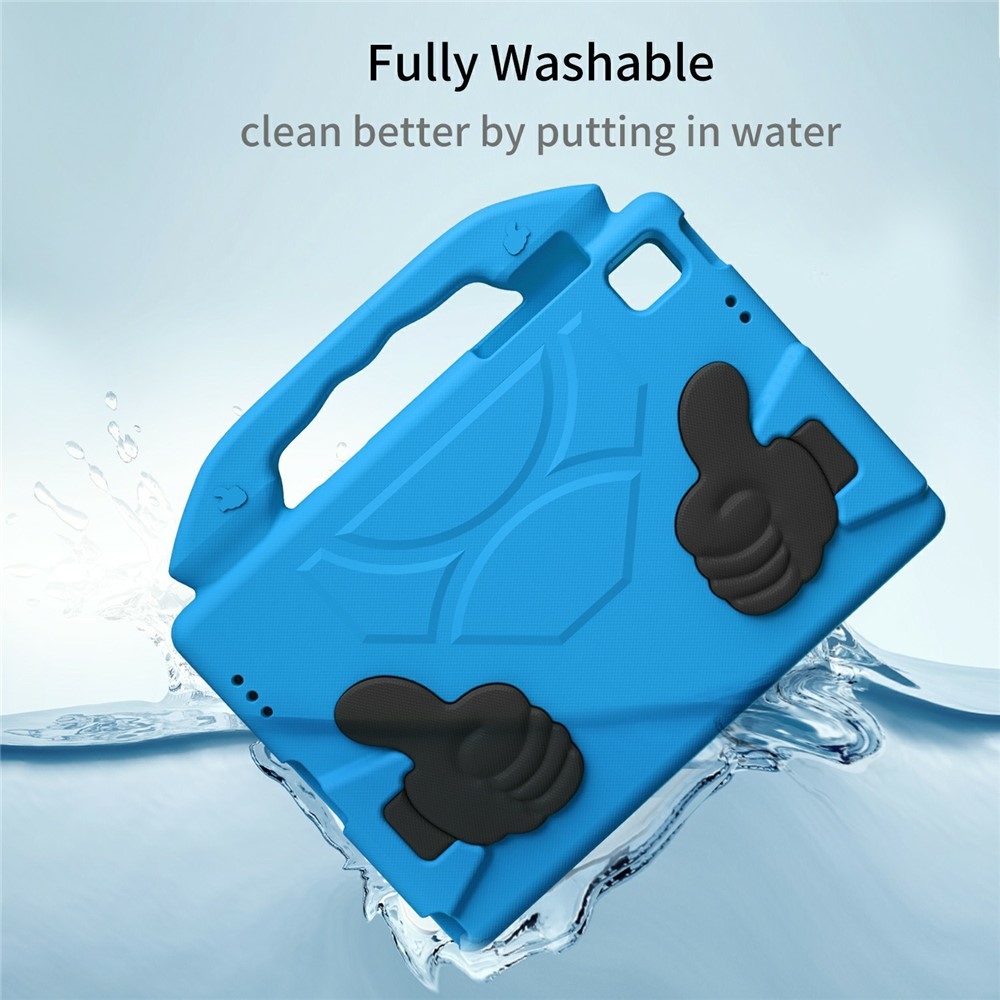 Thumb EVA odolné pouzdro s úchytem na tablet Samsung Galaxy Tab A11+/Tab A9+ - modré