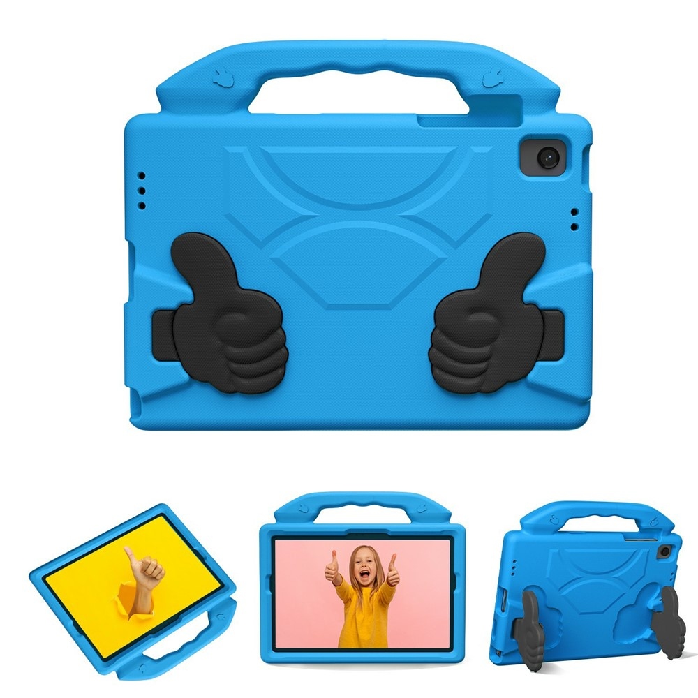 Thumb EVA odolné pouzdro s úchytem na tablet Samsung Galaxy Tab A11+/Tab A9+ - modré