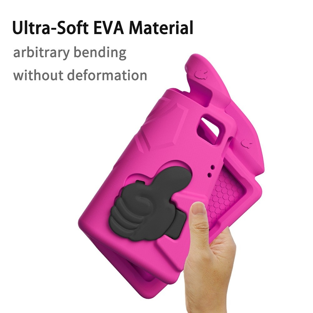 Thumb EVA odolné pouzdro s úchytem na tablet Samsung Galaxy Tab A11+/Tab A9+ - rose