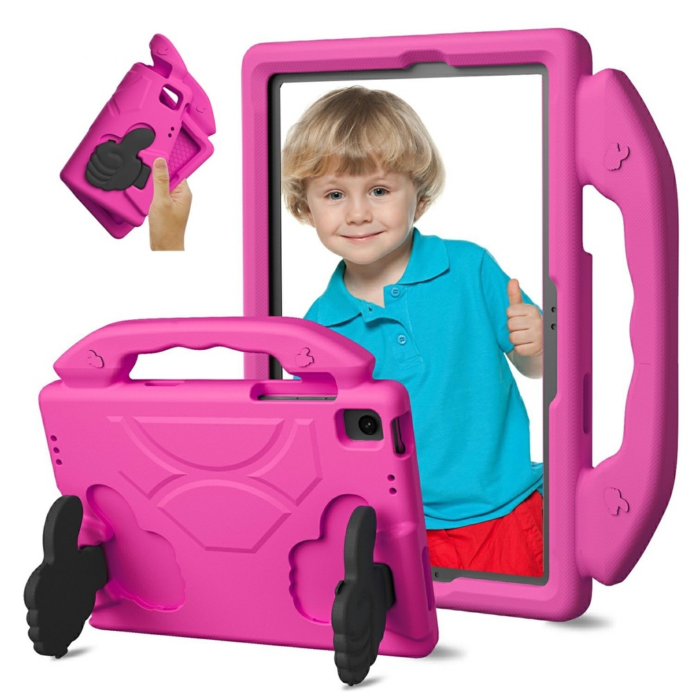 Thumb EVA odolné pouzdro s úchytem na tablet Samsung Galaxy Tab A11+/Tab A9+ - rose