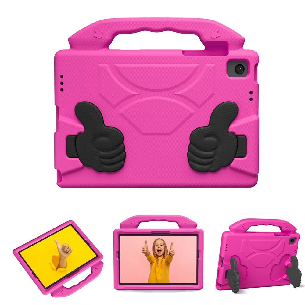 Thumb EVA odolné pouzdro s úchytem na tablet Samsung Galaxy Tab A11+/Tab A9+ - rose