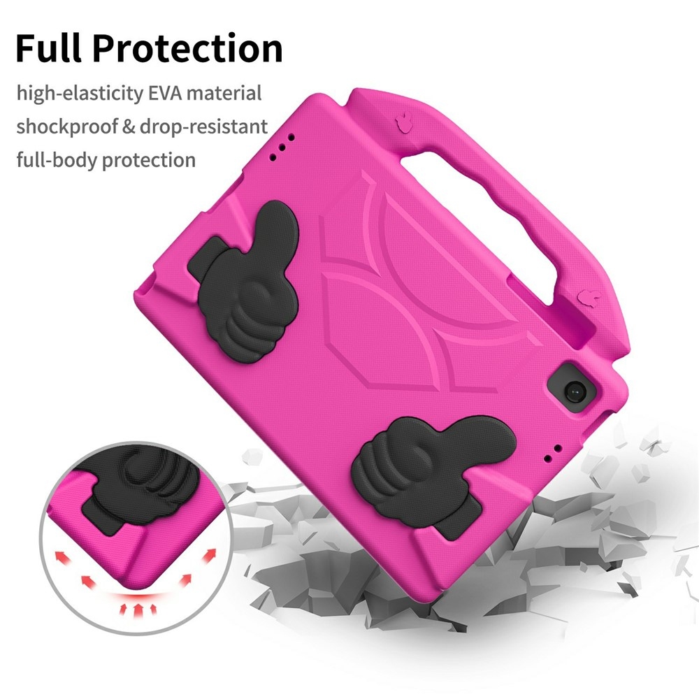 Thumb EVA odolné pouzdro s úchytem na tablet Samsung Galaxy Tab A11+/Tab A9+ - rose