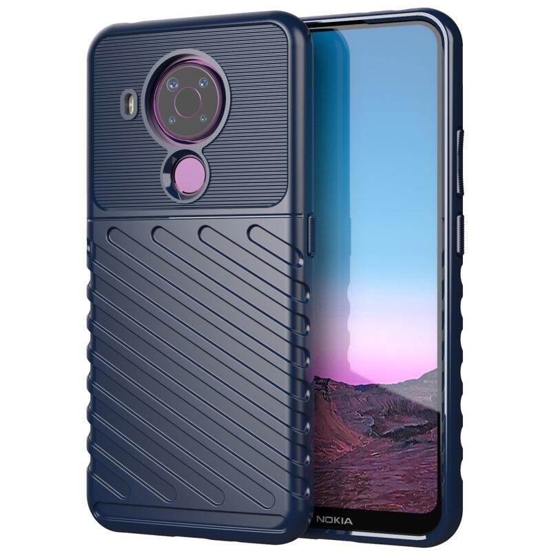 Thunder odolný gelový obal na mobil Nokia 5.4 - modrý