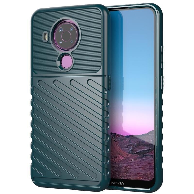 Thunder odolný gelový obal na mobil Nokia 5.4 - zelený