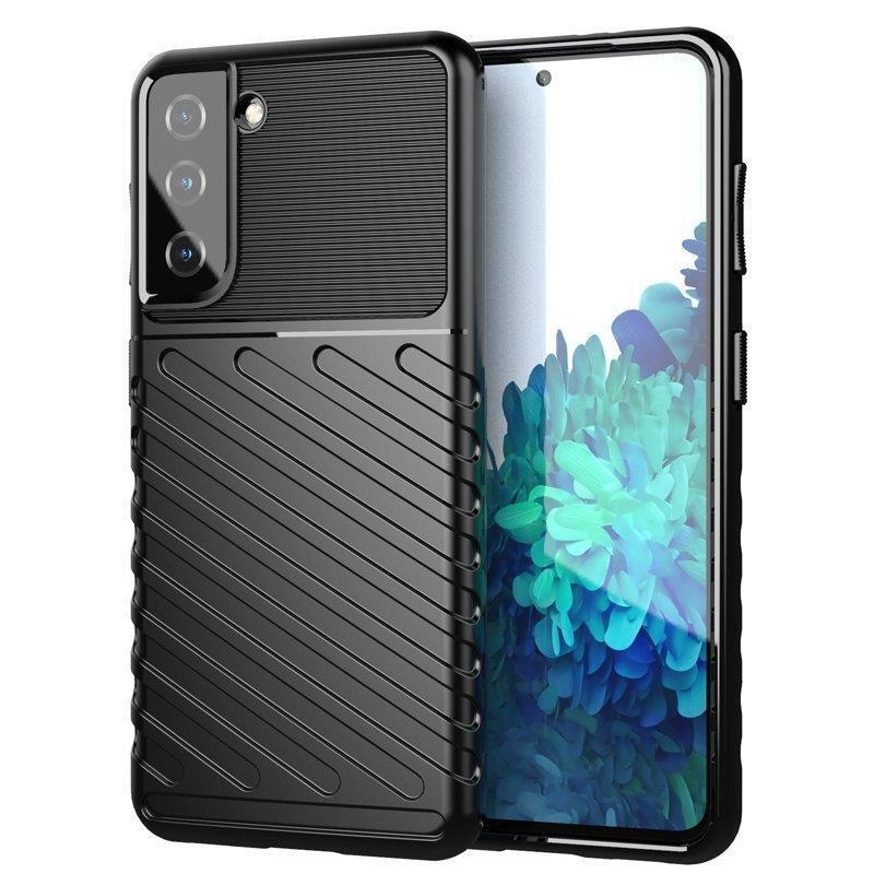 Thunder odolný gelový obal na Samsung Galaxy A14 4G/5G - černý
