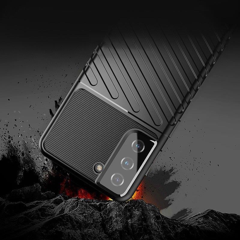 Thunder odolný gelový obal na Samsung Galaxy A14 4G/5G - modrý