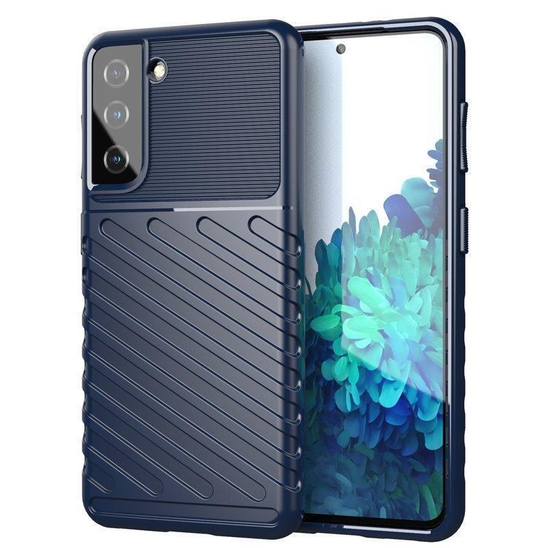 Thunder odolný gelový obal na Samsung Galaxy A14 4G/5G - modrý
