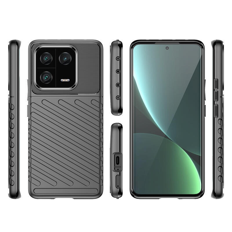 Thunder odolný gelový obal na Xiaomi 13 Pro - černý