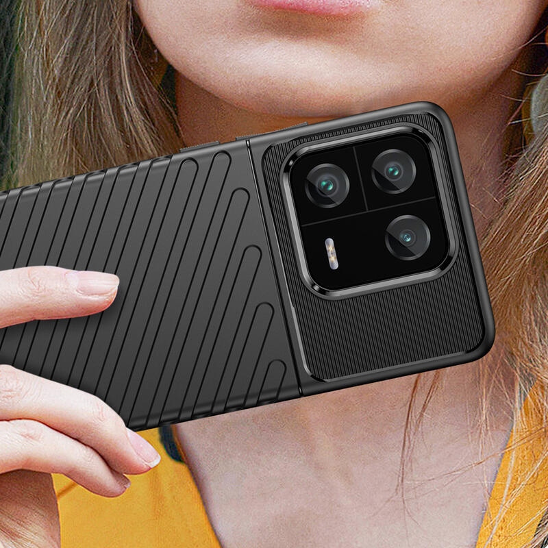 Thunder odolný gelový obal na Xiaomi 13 Pro - černý