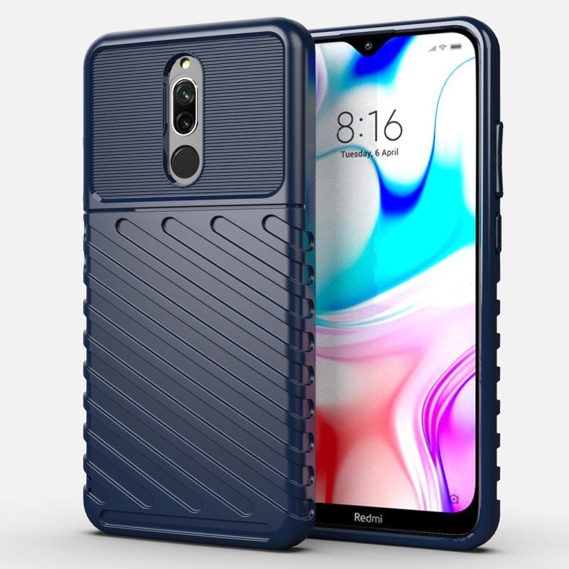 Thunder odolný gelový obal pro mobil Xiaomi Redmi 8 - modrý