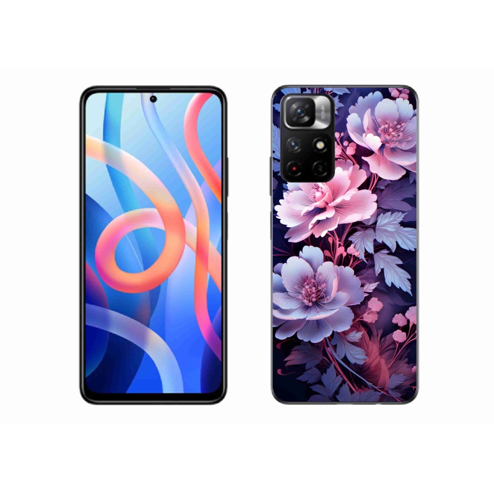 Gelový kryt mmCase na Xiaomi Redmi Note 11S 5G - květiny 11