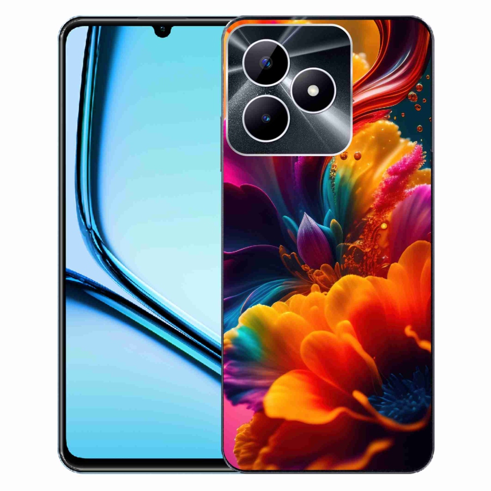 Gelový kryt mmCase na Realme Note 50 - abstraktní motiv 2