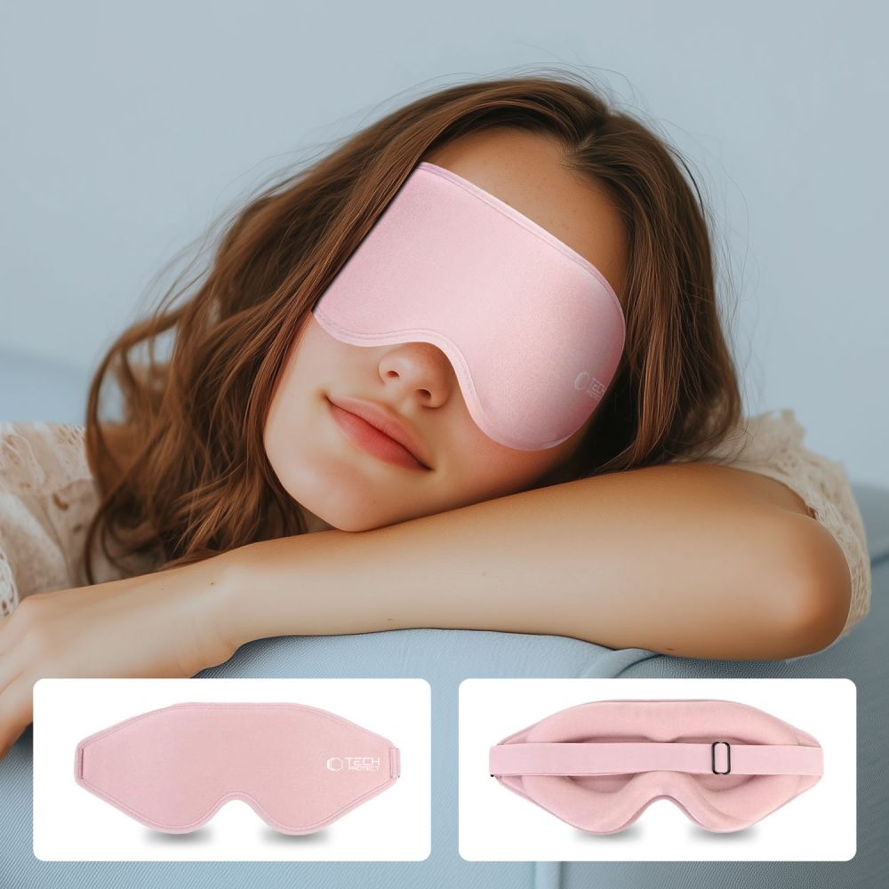 Tech-Protect EyeShade 3D maska na spaní - růžová