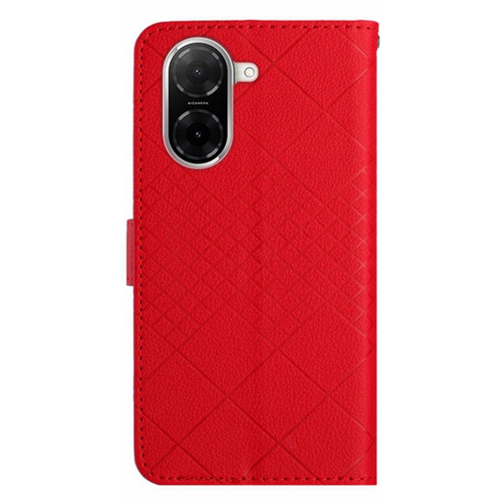 Folio knížkové pouzdro na Xiaomi Redmi A5 (173.45x79.35x8.45mm) - červené
