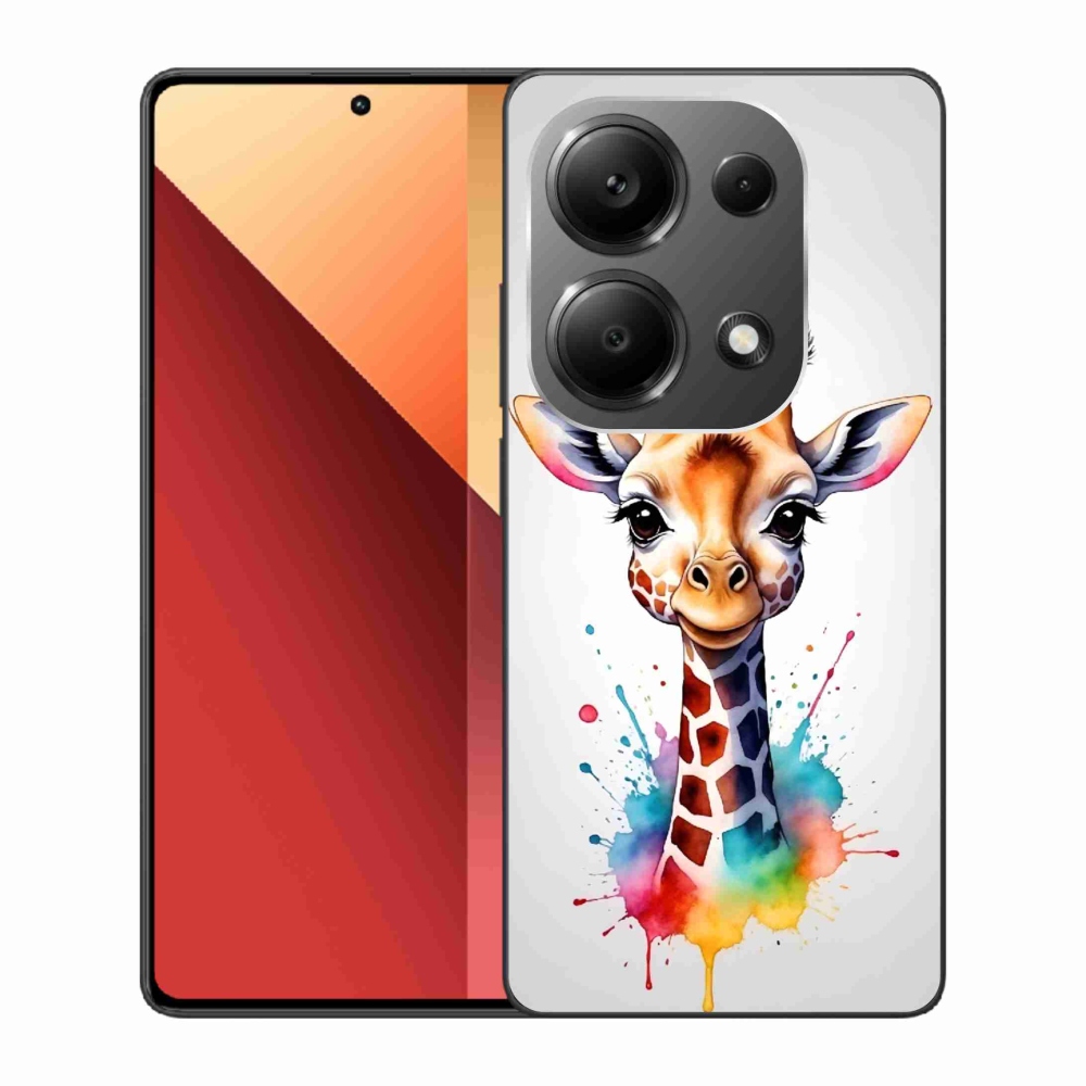 Gelový kryt mmCase na Xiaomi Redmi Note 13 Pro 4G/Poco M6 Pro - žirafa 1