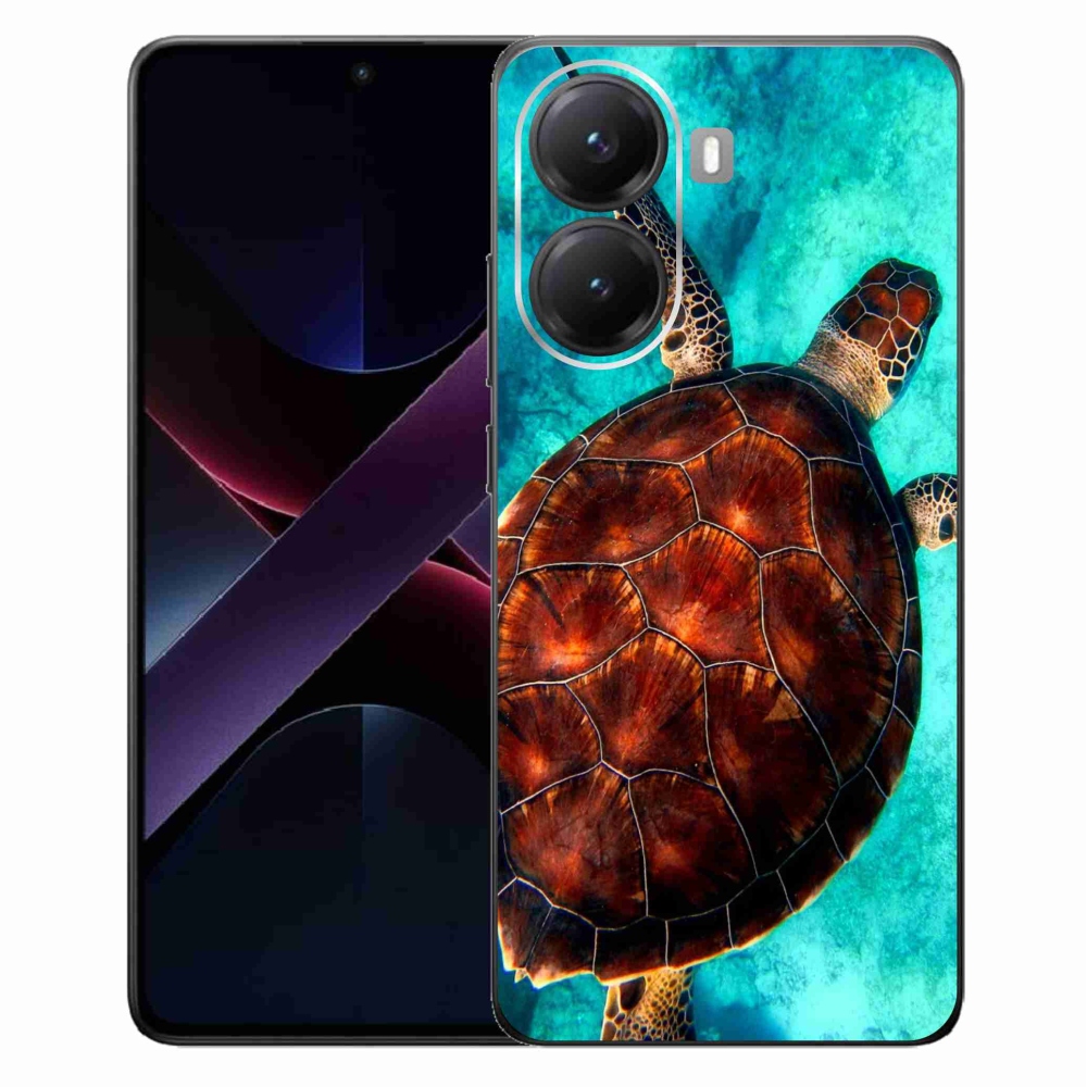 Gelový kryt mmCase na Xiaomi Poco X7 Pro 5G - želva