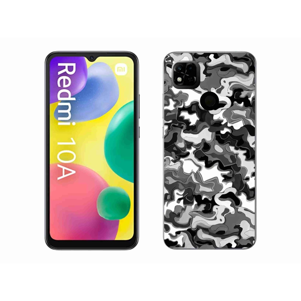 Gelový kryt mmCase na Xiaomi Redmi 10A - maskáčový vzor 3