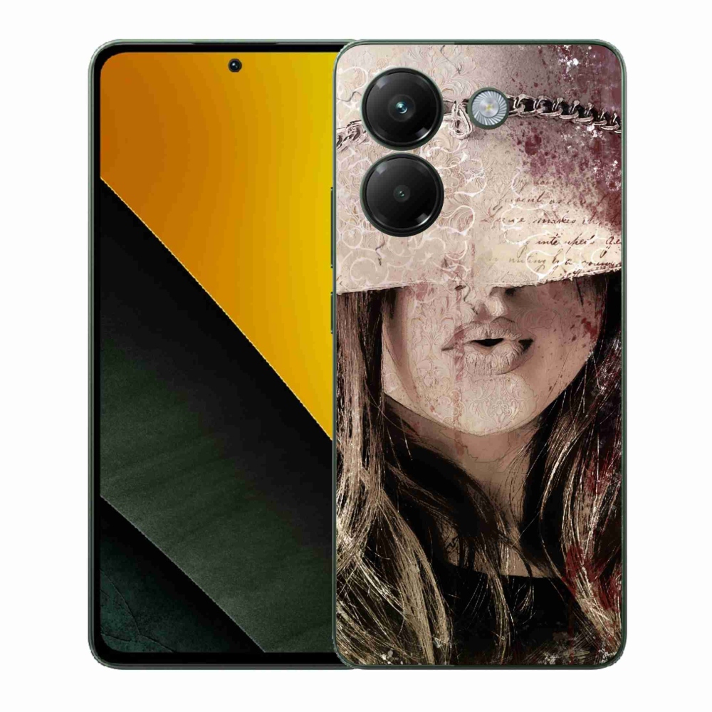 Gelový kryt mmCase na Xiaomi Poco M7 Pro 5G - dívka