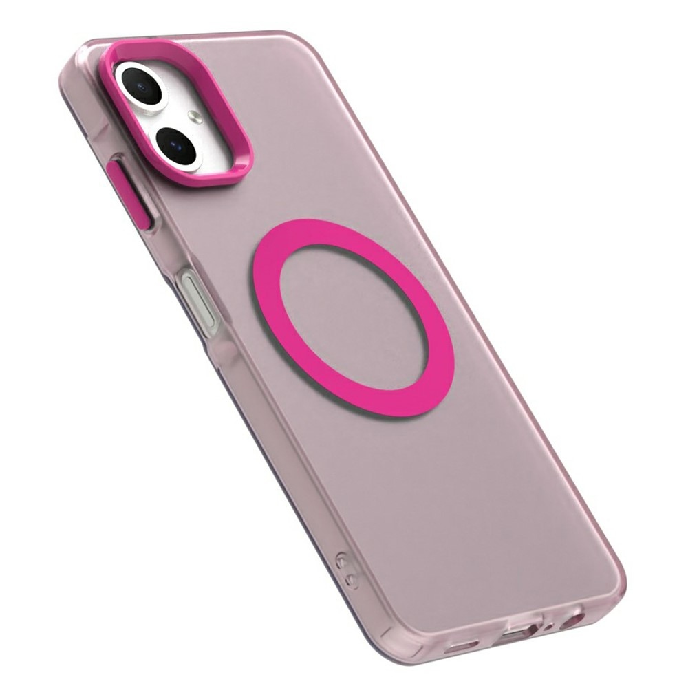Candy gelový obal s MagSafe na Samsung Galaxy A06 4G - růžový