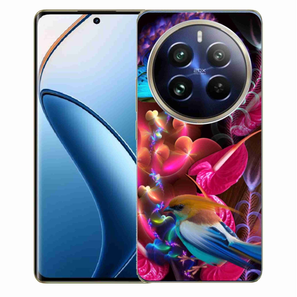 Gelový kryt mmCase na Realme 12 Pro 5G/12 Pro+ 5G - barevné květiny