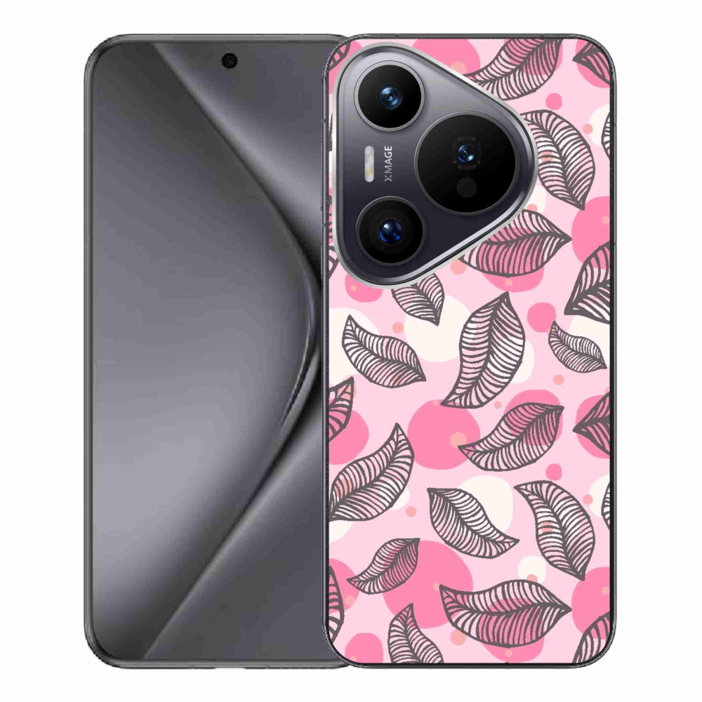 Gelový kryt mmCase na Huawei Pura 70 Pro - kreslené padající listy