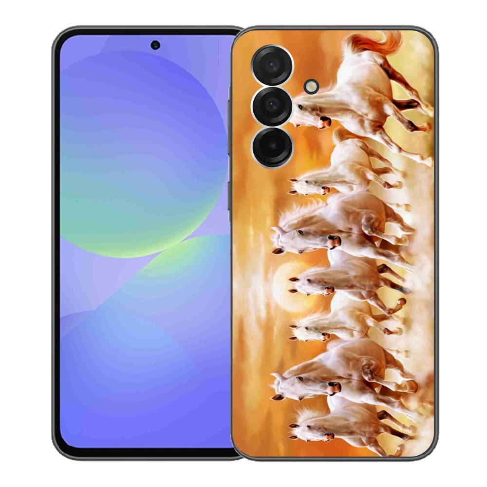 Gelový kryt mmCase na Samsung Galaxy A36 5G - koně 2