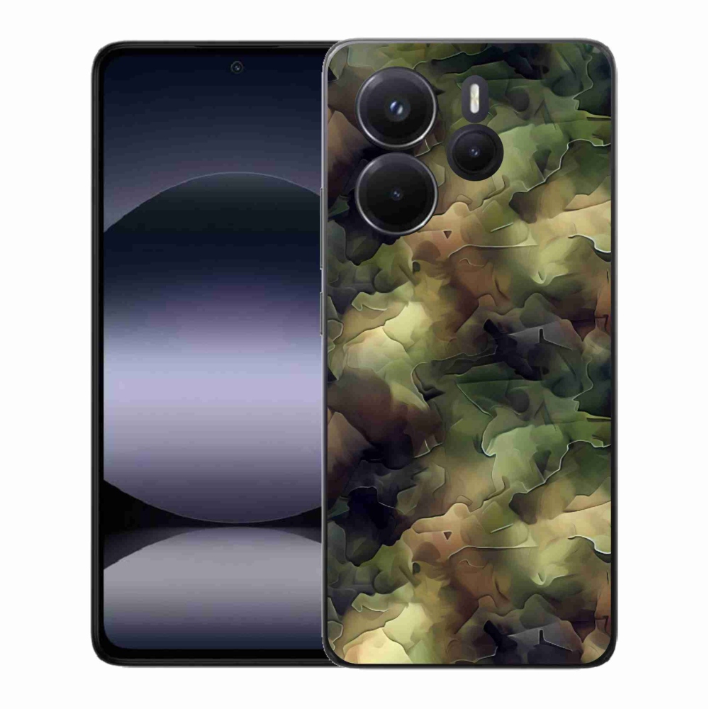 Gelový kryt mmCase na Xiaomi Redmi Note 14 - maskáčový vzor 10