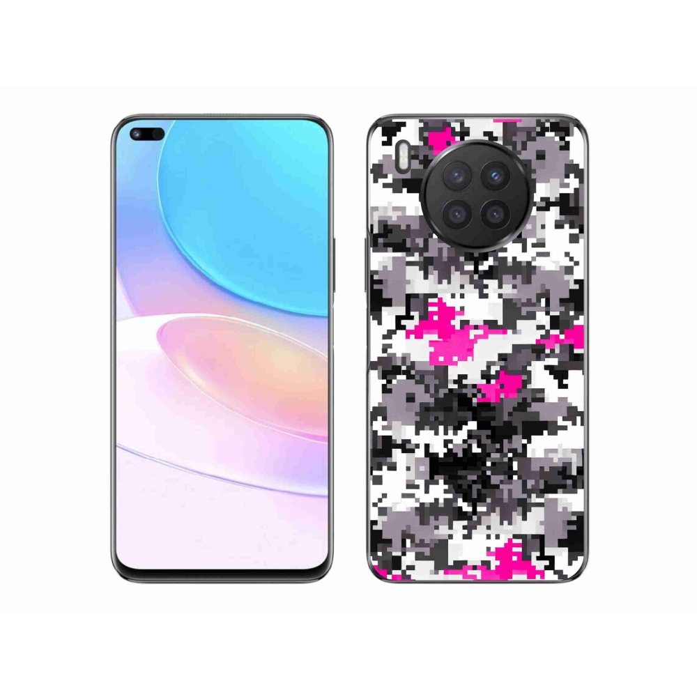 Gelový kryt mmCase na Huawei Nova 8i - maskáčový vzor 4