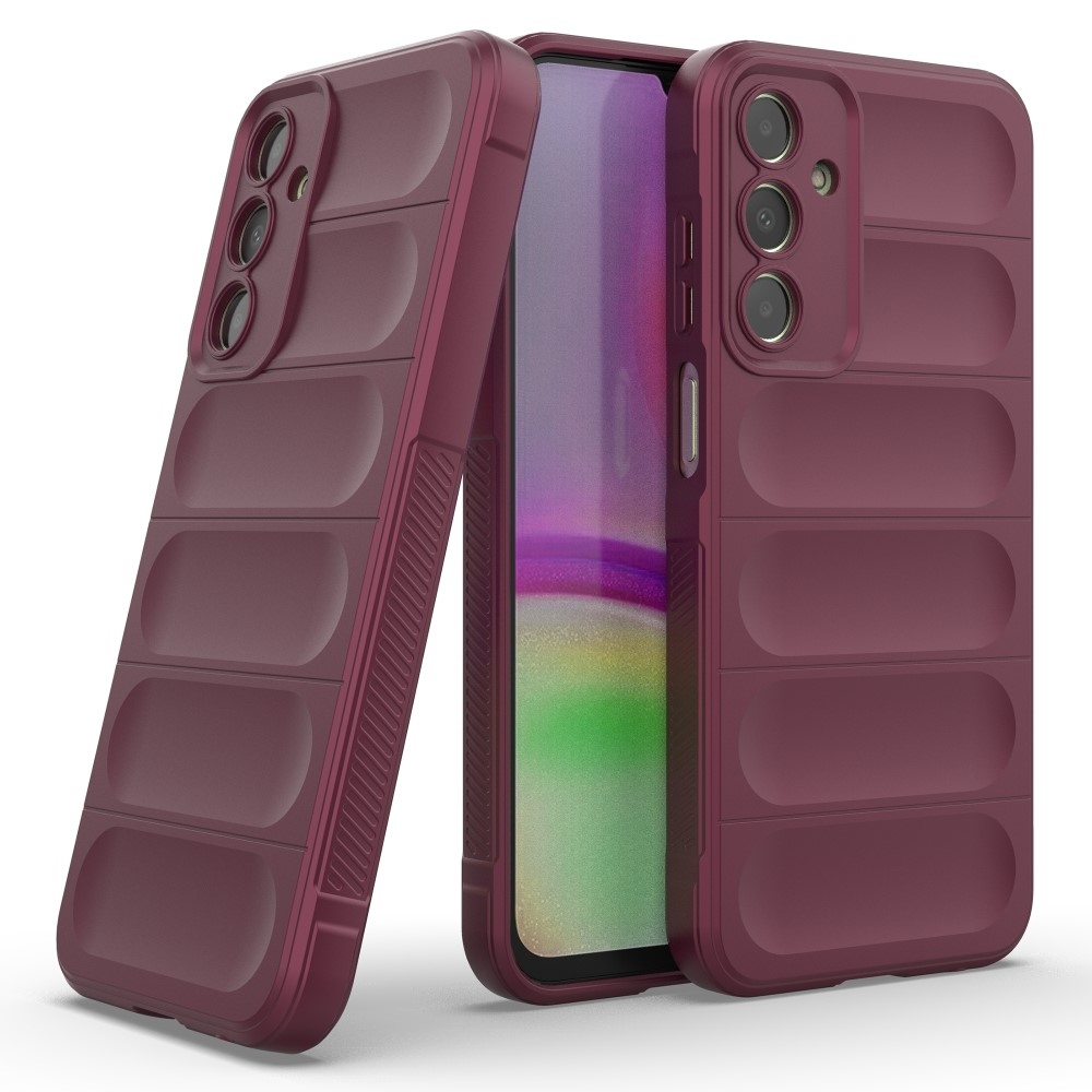 Rugg odolný gelový obal na Samsung Galaxy A25 5G - vínový