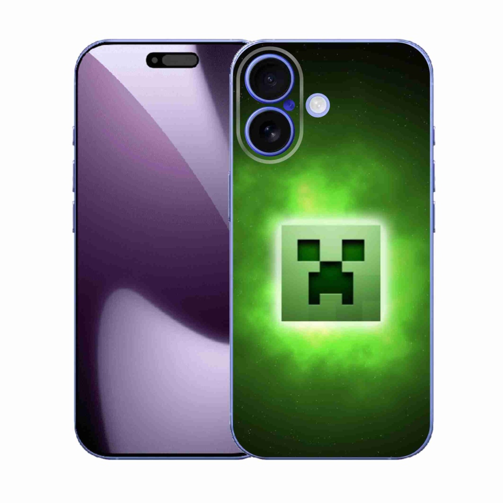 Gelový kryt mmCase na iPhone 17 - minecraft