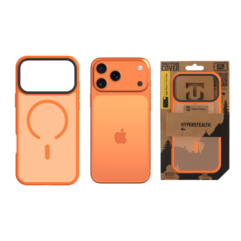 Tactical MagForce Hyperstealth Kryt pro iPhone 17 Pro Max Agent Orange
