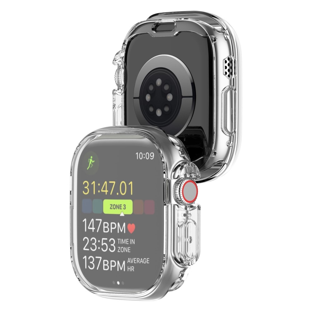 Soft nasazovací gelové ochranné pouzdro pro Apple Watch Ultra/Ultra 2 49 mm - průhledné