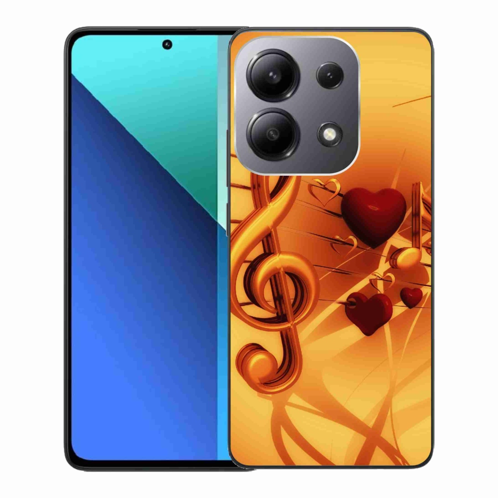 Gelový kryt mmCase na Xiaomi Redmi Note 13 - noty
