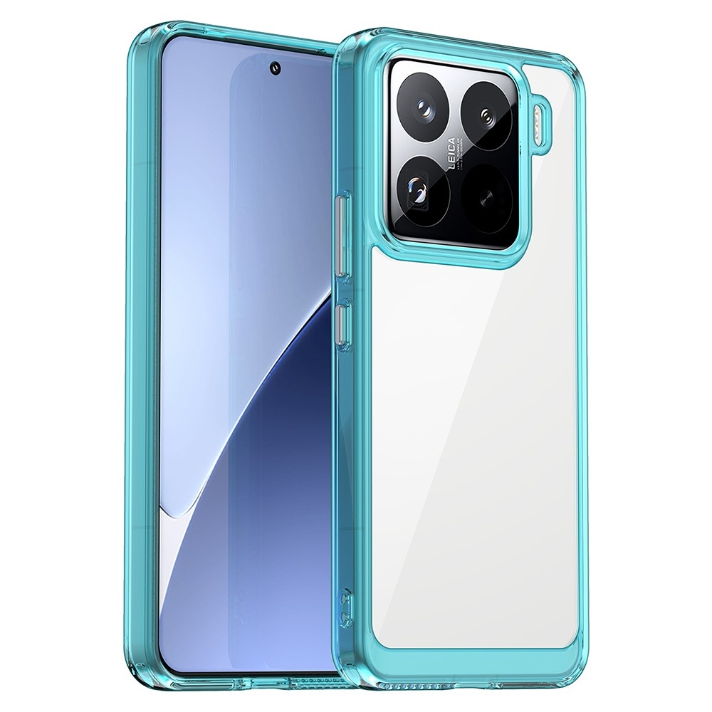 Gelový obal s pevnými zády na Xiaomi 15 Pro - světlemodrý