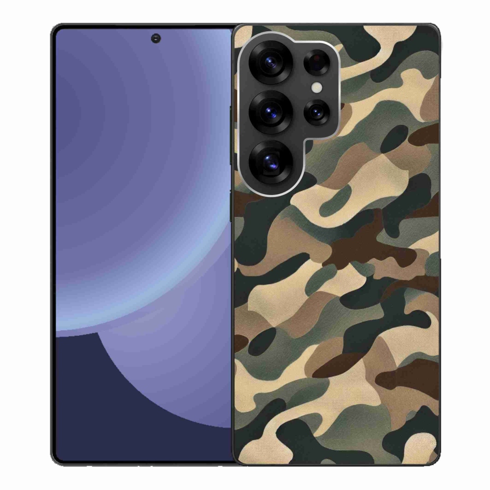 Gelový kryt mmCase na Samsung Galaxy S25 Ultra - maskáčový vzor 11