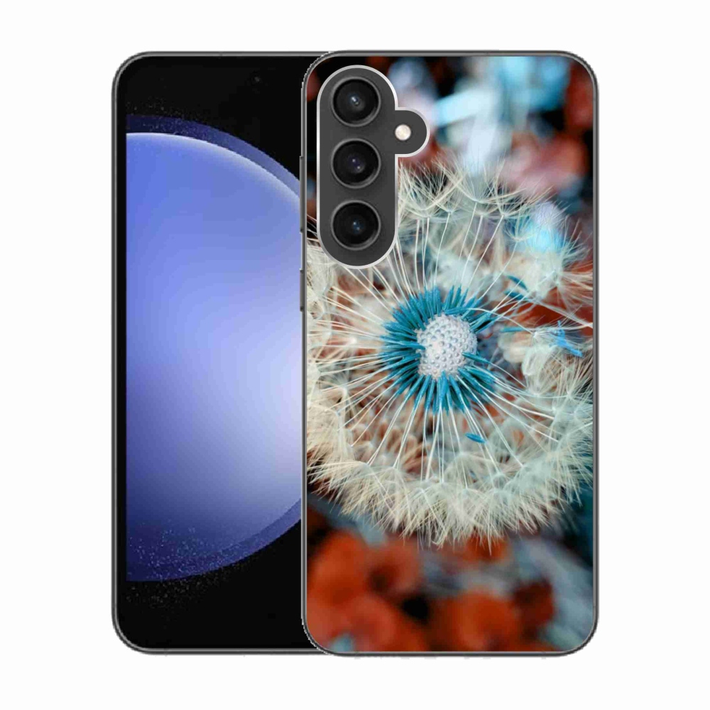 Gelový kryt mmCase na Samsung Galaxy S23 FE - odkvetlá pampeliška 1