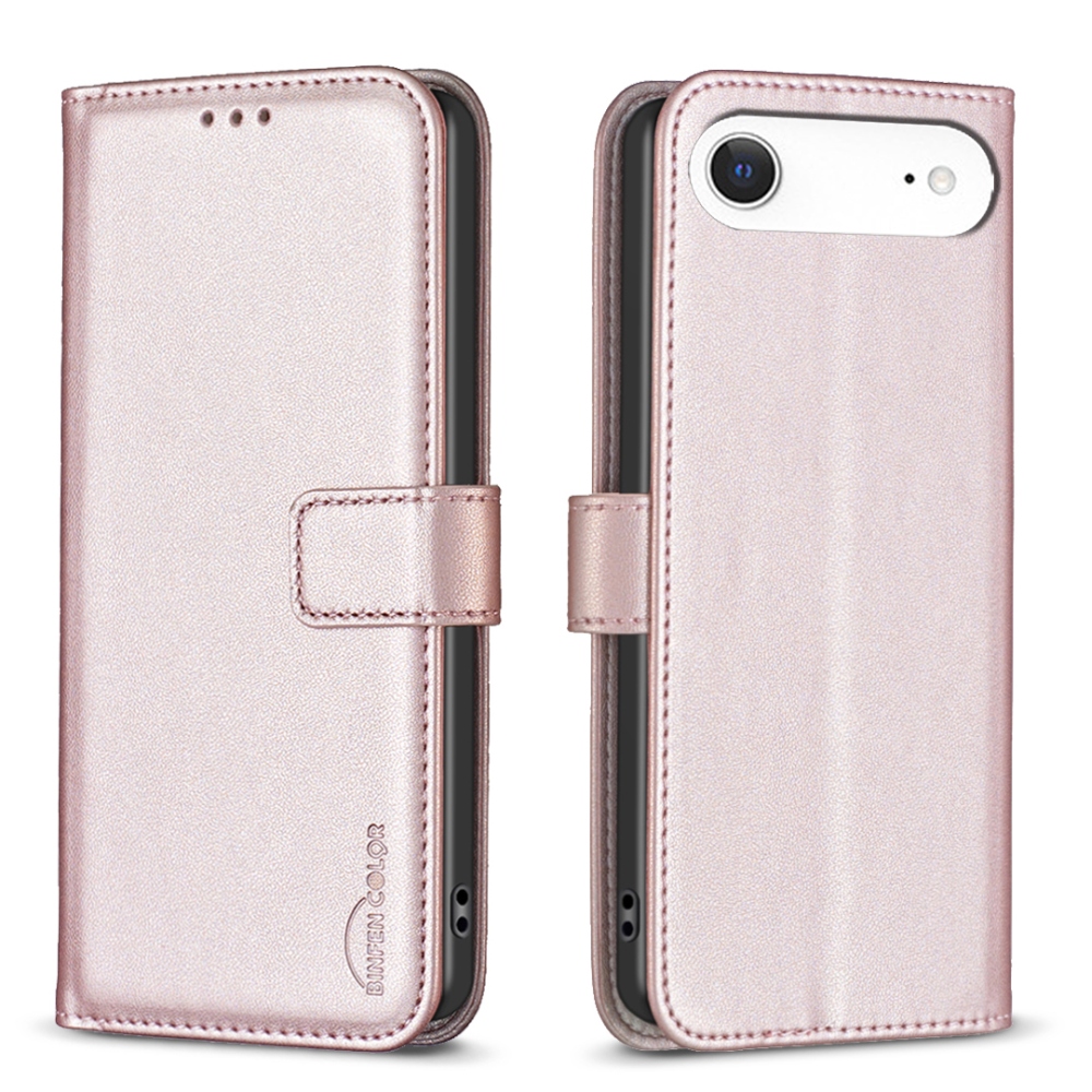 BNF knížkové pouzdro na mobil iPhone 17 Air - růžovozlaté