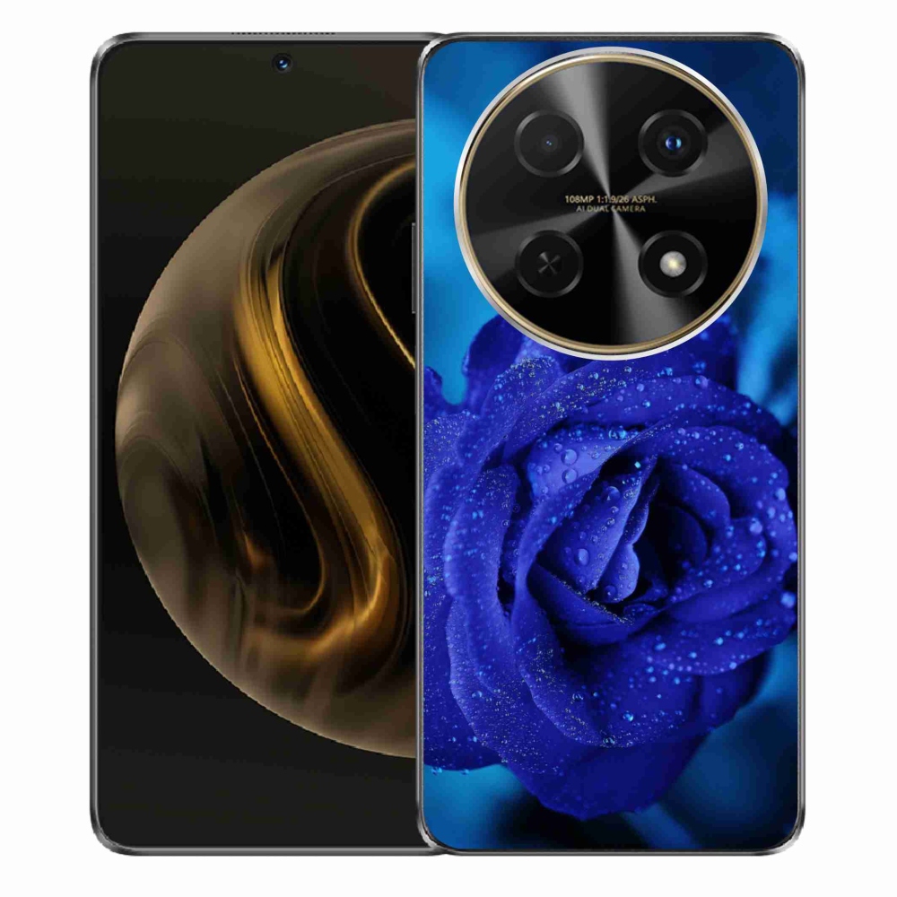 Gelový obal mmCase na Huawei Nova 12i - modrá růže
