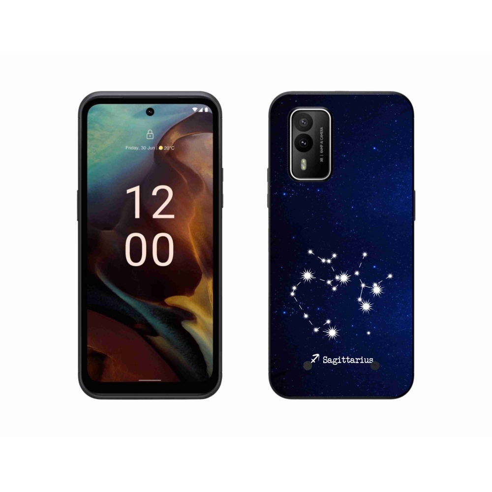 Gelový kryt mmCase na Nokia XR21 - souhvězdí Střelce