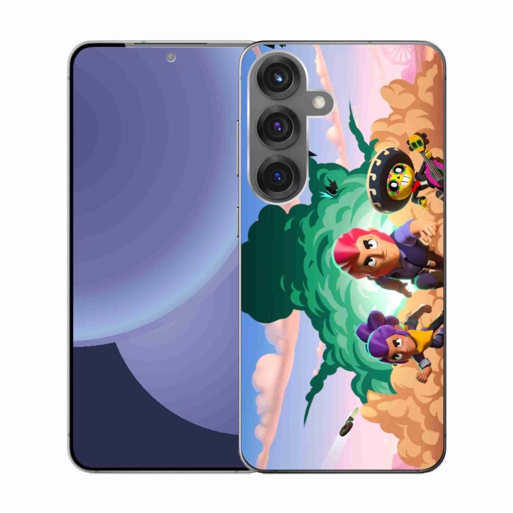Gelový kryt mmCase na Samsung Galaxy S25 - brawl stars