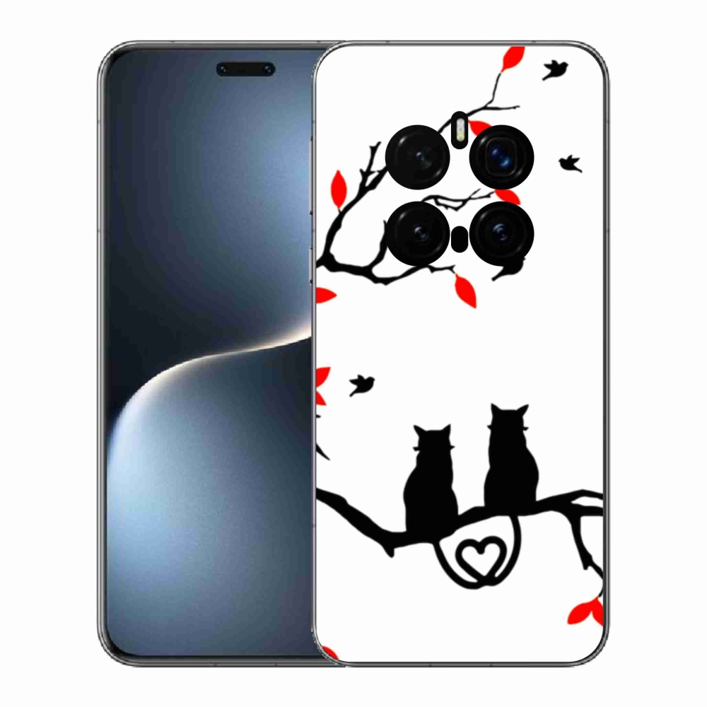 Gelový kryt mmCase na Honor Magic 7 Pro 5G - kočičí láska
