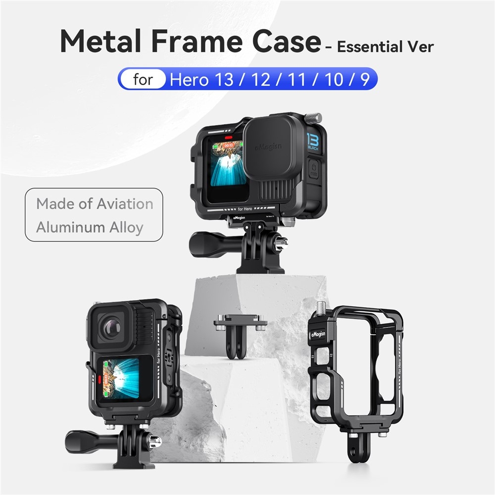Kovový ochranný rám AMAGISN pro GoPro Hero 13/12/11/10/9