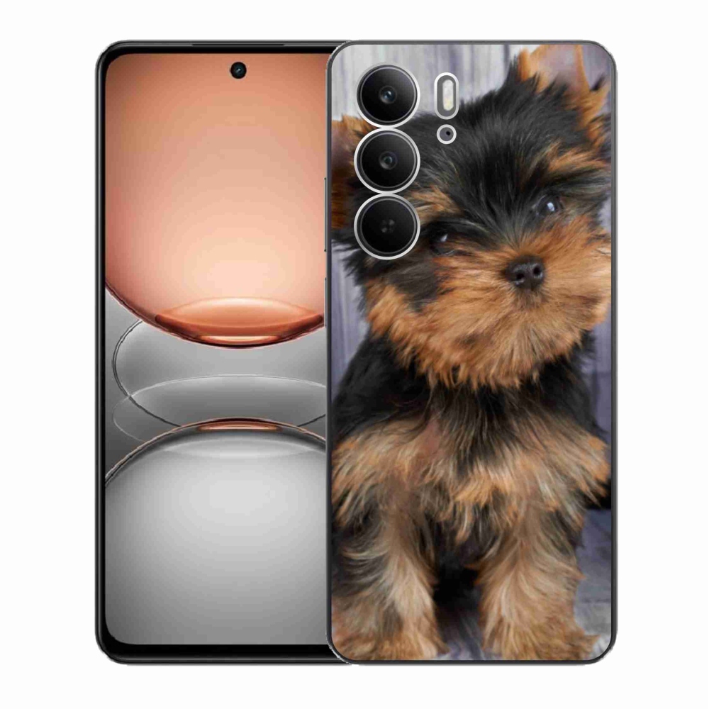 Gelový kryt mmCase na Realme C75 - jorkšír 9